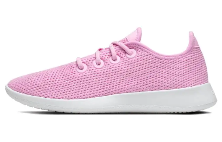 Allbirds Tree Runner Fabric Cushioning Low top Sports Casual Shoes Women's Light Pink