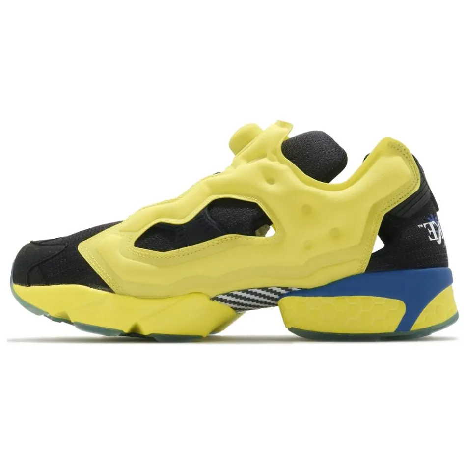 Reebok Cushioning Low top Casual Shoes Unisex Black Yellow