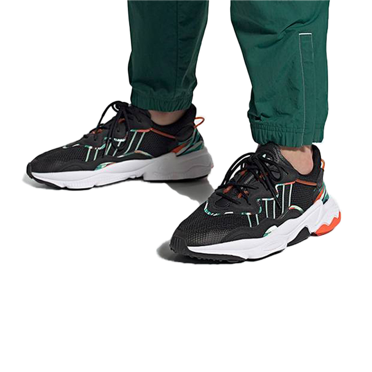 Кроссовки adidas originals Ozweego (черно-синие) — фото 7