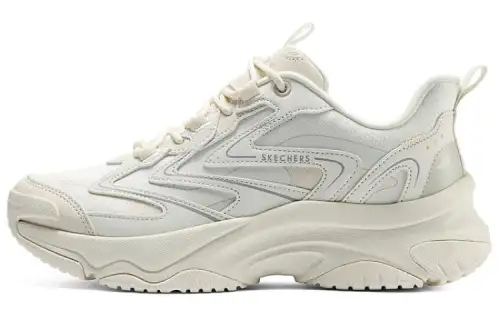Skechers Street Synthetic Leather Low top Casual Shoes Women's White
