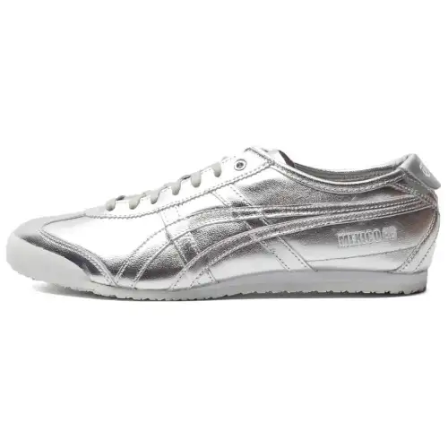Onitsuka Tiger MEXICO 66 Cow Leather Low top Casual Shoes Unisex Silver