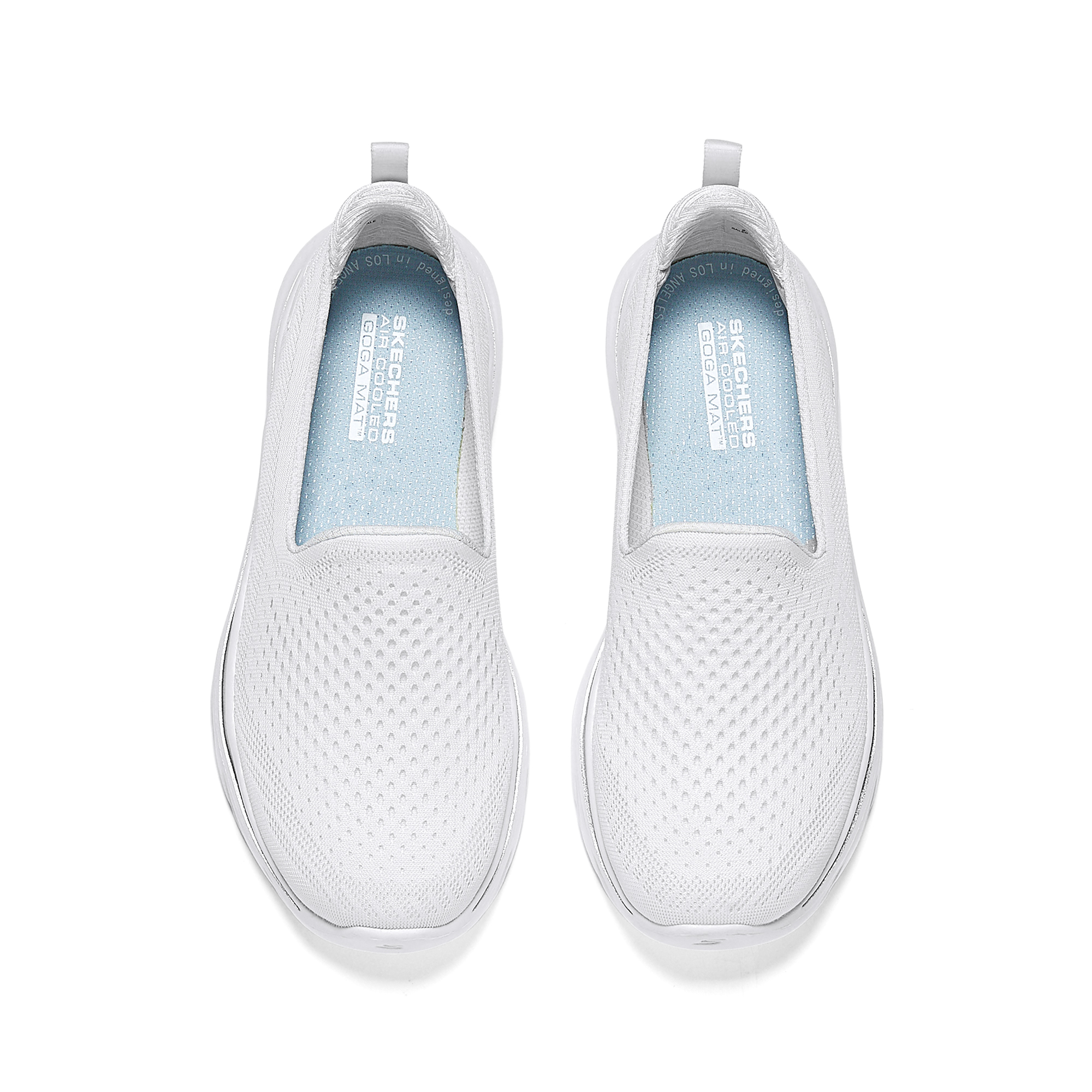 Skechers Women’s GO WALK Mesh Abrasion Resistant Low top Casual Shoes Women’s White