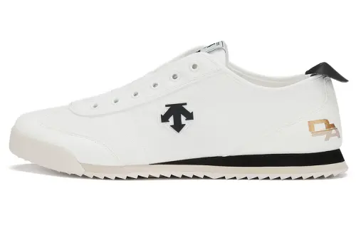 DESCENTE Chron Canvas Lightweight Low top Casual Shoes Men's Black White