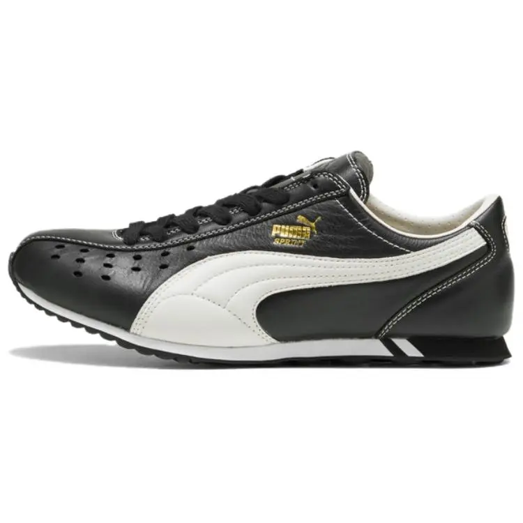 PUMA SPRINT Low top Casual Shoes Unisex Black White