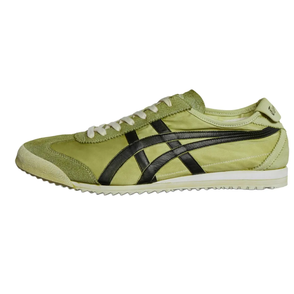 Onitsuka Tiger MEXICO 66 Slip Resistant Abrasion Resistant Low top Casual Shoes Unisex Green Black