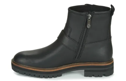 Timberland Sequined Leather Trendy Short Combat Boots Women's