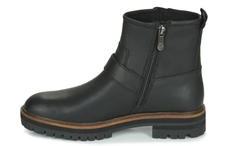 Timberland Sequined Leather Trendy Short Combat Boots Women's