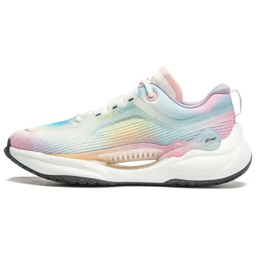 Li Ning Soft COOL Low top Casual Shoes Women's Blue Pink
