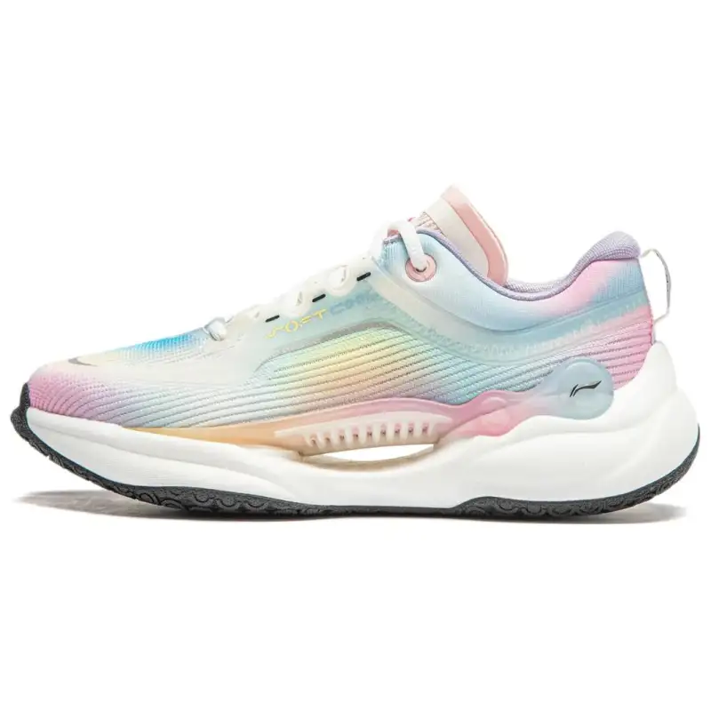 Li Ning Soft COOL Low top Casual Shoes Women's Blue Pink