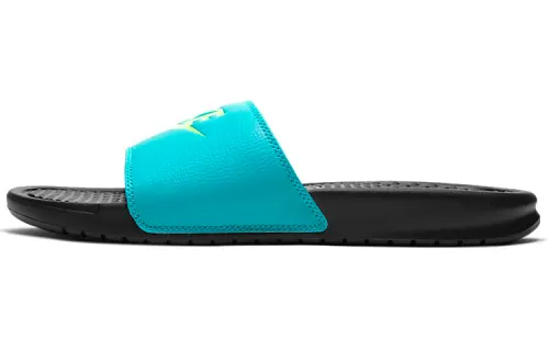 Nike Benassi Jdi 'Black Oracle Aqua'
