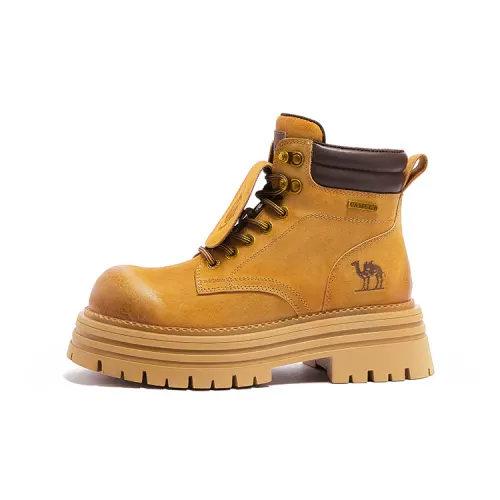 CAMEL Camel Hill 3.0 flip-up two-wear rhubarb boots, outdoor leisure, retro and versatile, thick soles, 6cm height increase, Martin boots, women's style