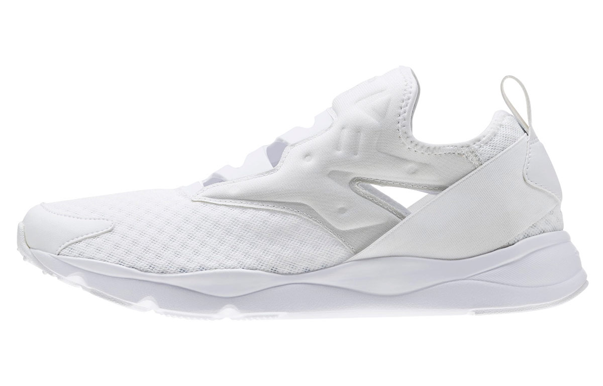Reebok Furylite Slip On Emb White Shoes/Sneakers