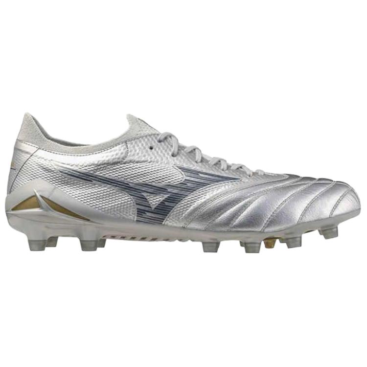 Mizuno Morelia Neo 4 Cushioning Slip Resistant Abrasion Resistant Soccer Shoes Men’s Silver