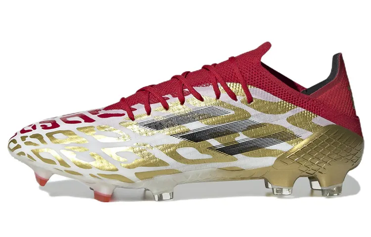 X Speedflow Mo Salah.1 Adidas Fg 'White Gold Metallic Scarlet'