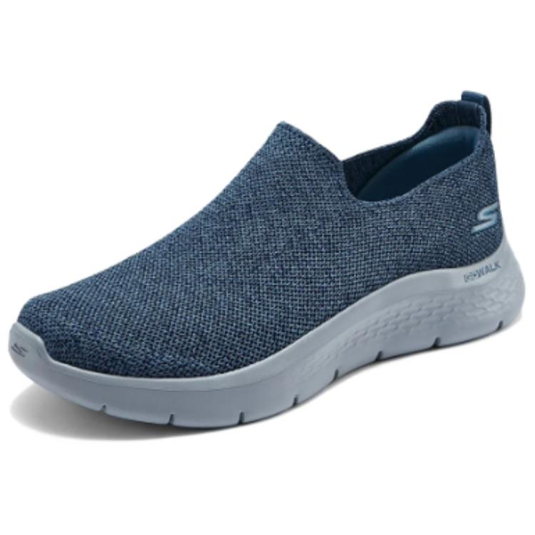Skechers Go Walk Fle Cushioning Abrasion Resistant Breathable Rebound Low top Casual Shoes Men’s Blue