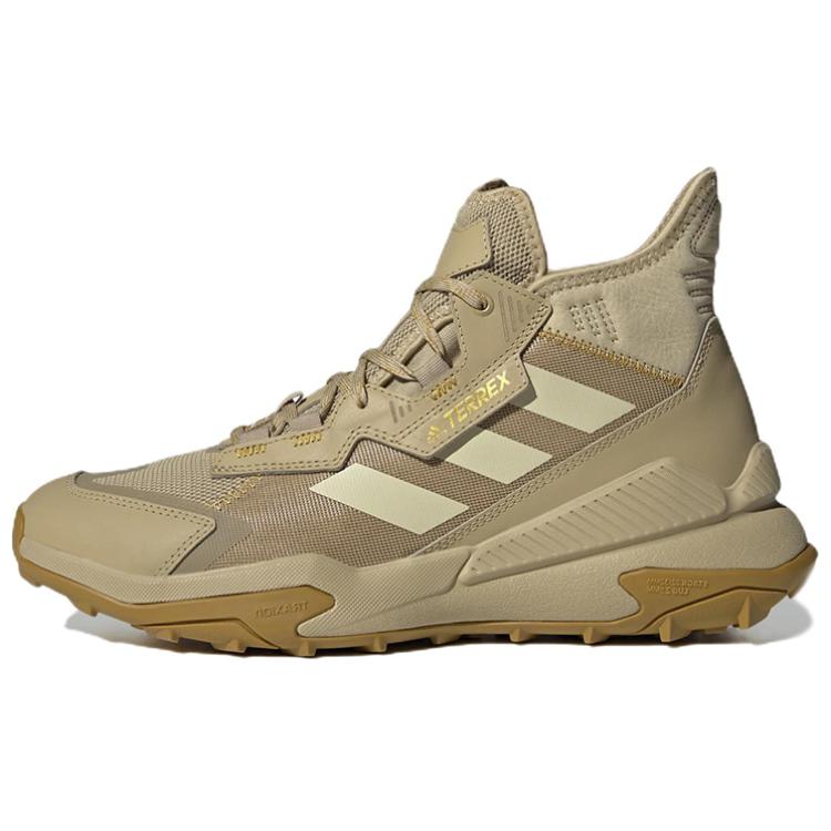 Adidas Terrex Hyperblue Mid Hiking Fabric Slip Resistant Abrasion Resistant Mid top Casual Shoes Men's Khaki