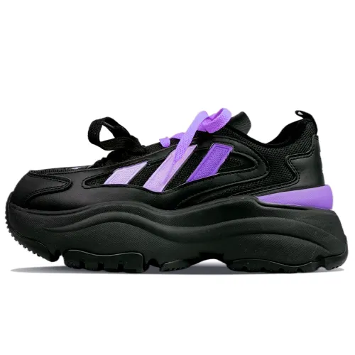 Adidas Originals OZGAIA Slip Resistant Low top Casual Shoes Women's Black Purple