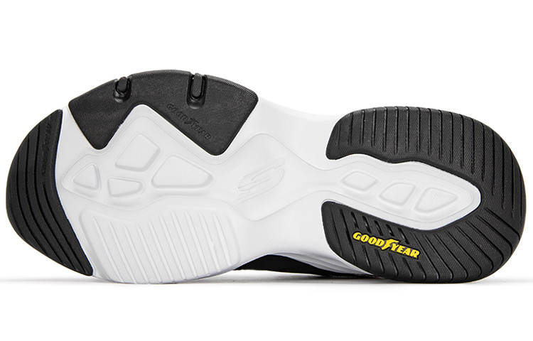 Мужские кроссовки Skechers D'Lites 4.0 (черно-золотые) — Чёрный / золотой — фото 6