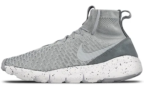 Nike Footscape Magista Slip Resistant Lightweight Non slip Lightweight High top Casual Shoes Men's Wolf Gray Xiaoliu Bu