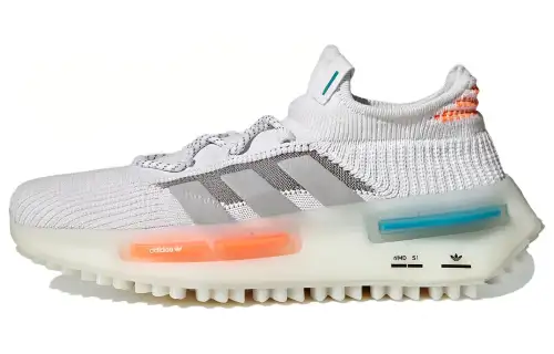 NMD_S1 Adidas Originals 'White Orange Teal'