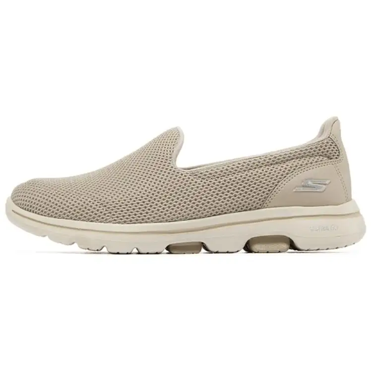 Skechers Go Walk 5 Comfortable And Lightweight Low top Casual Shoes Women's Taupe