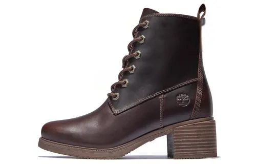 Timberland Dalston Vibe Short Combat Boots Women's Brown