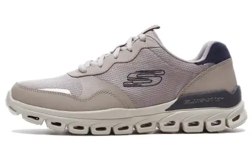 Skechers Glide Step Cushioning Breathable Low top Sports Casual Shoes Beige