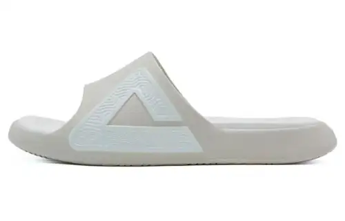 PEAK Statistic Sandals Slide Slippers Unisex White Light Khaki