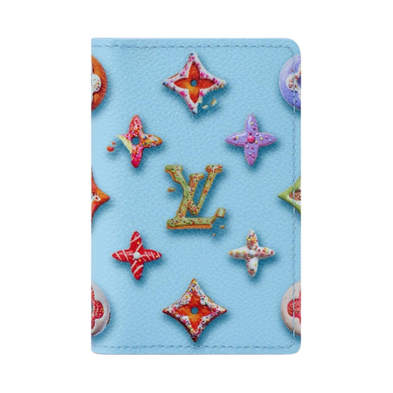 Мужской кошелек Louis Vuitton Monogram Donuts (синий)