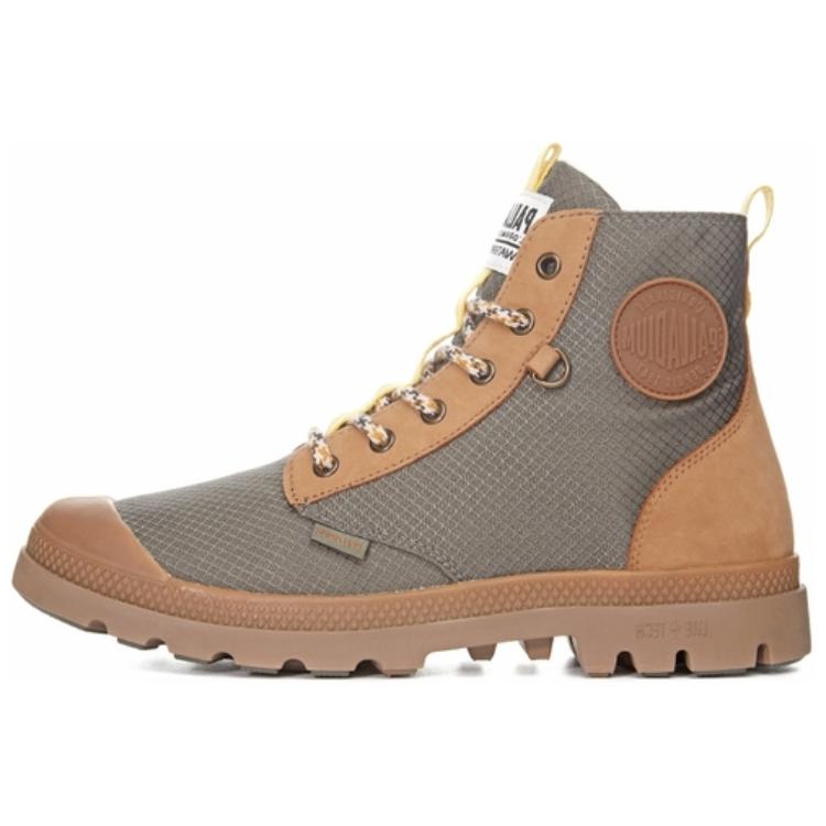 Palladium Pampa Soft And Comfortable Short Combat Boots Unisex Brown