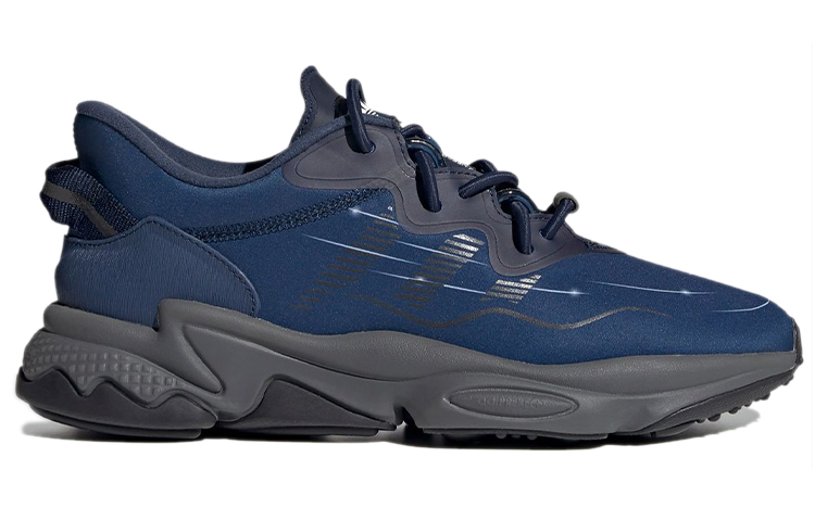 Кроссовки adidas originals Ozweego (сине-серые) — Синий / серый — фото 2