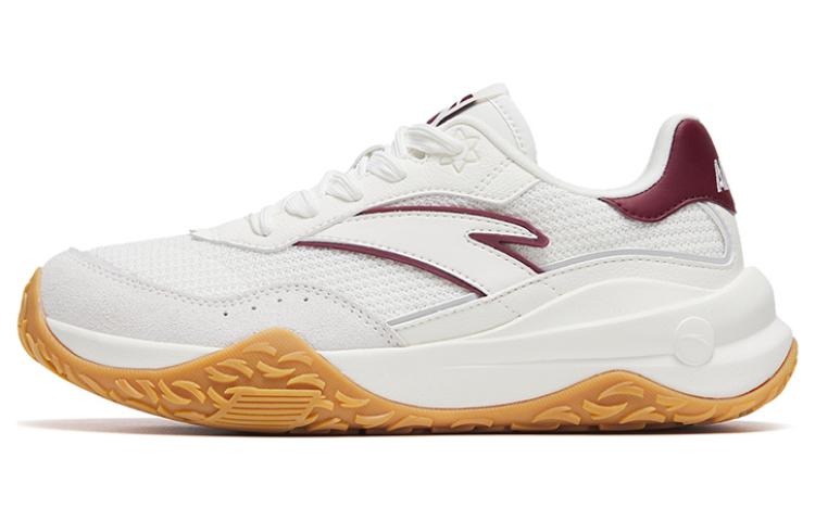 Anta Journey Slip Resistant Abrasion Resistant Low top Sports Casual Shoes Women's White Gray Red