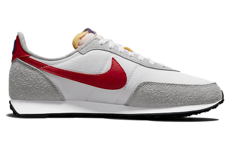 Мужские кроссовки Nike Waffle Trainer 2 (серо-красные) — Серый / красный — фото 2