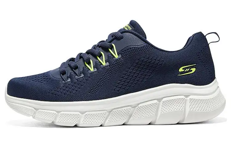 Skechers BOBS B FLEX Mesh, Textile Low top Casual Shoes Men's Blue