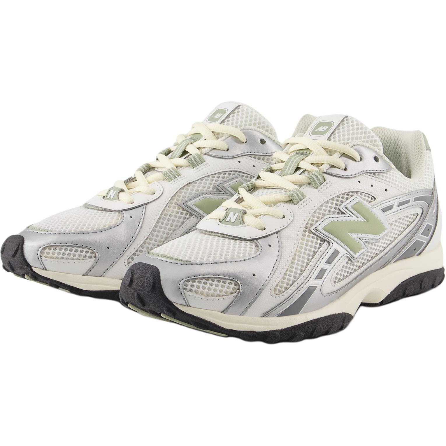 Кроссовки New Balance 204L (серебристыйбелый) — фото 3