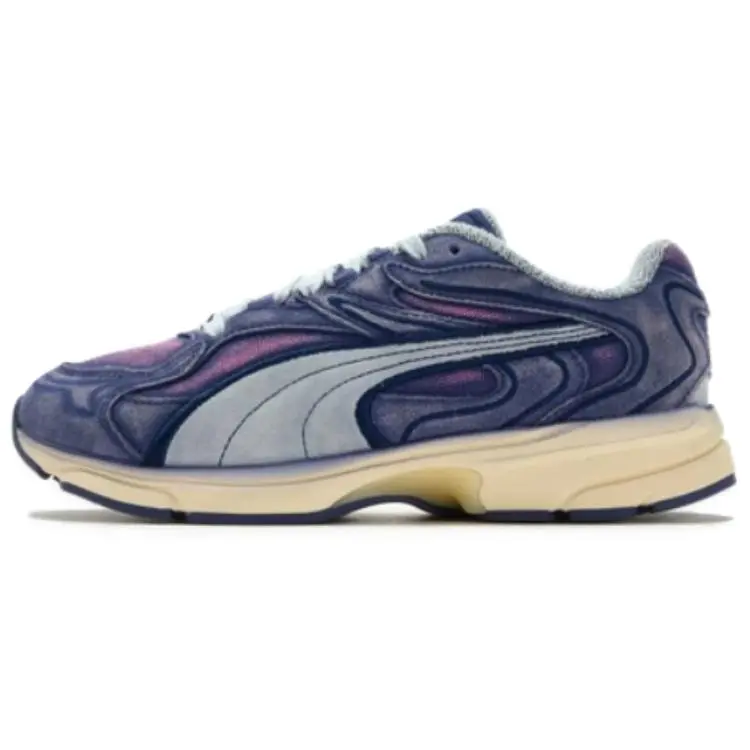 PUMA EXTOS Low top Casual Shoes Unisex Blue Purple