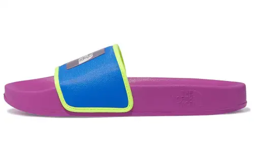 THE NORTH FACE Base Camp Slide 3 Breathable Slippers Women's Blue Purple Yellow