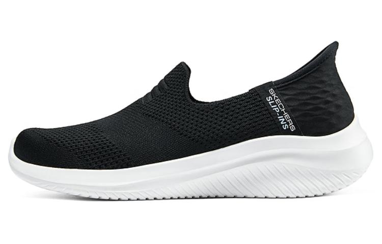 Skechers Slip Ins Hands Free Slip Ins Versatile Abrasion Resistant Breathable Low top Casual Shoes Women’s Black White