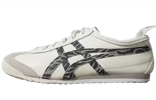 Onitsuka Tiger Onitsuka Tiger MEXICO 66 Comfortable and versatile, non-slip and lightweight, low-top lifestyle shoes, same style for men and women, black and white