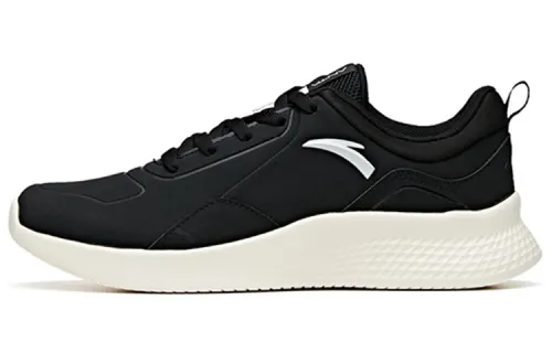 ANTA Casual Shoes Men's Low Top Black/Ivory White