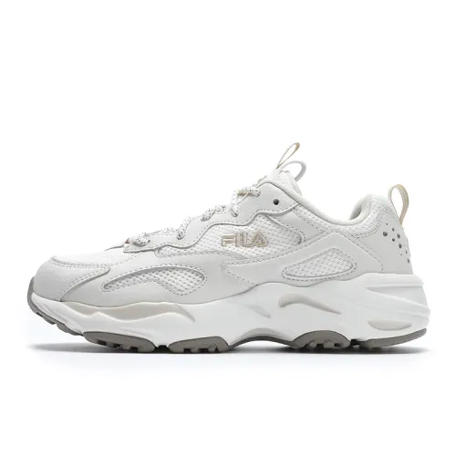 FILA Vintage Collection Abrasion Resistant Low top Casual Shoes Women's Snow/Haze Gray