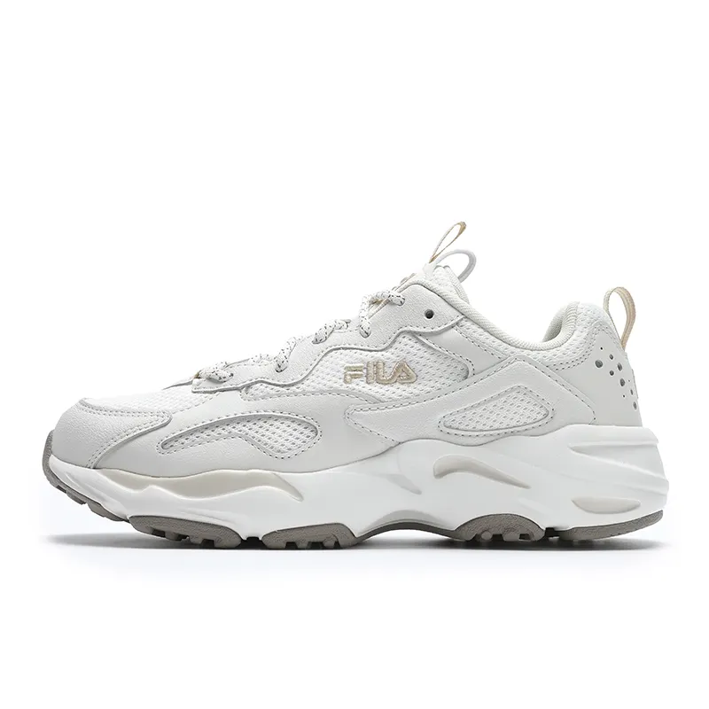 FILA Vintage Collection Abrasion Resistant Low top Casual Shoes Women's Snow/Haze Gray