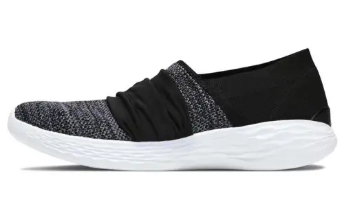 Skechers YOU Breathable Abrasion Resistant Rebound Low top Sports Casual Shoes Women's Black