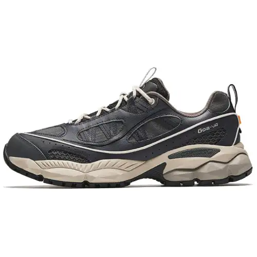 Anta Champion All Weather Collection Slip Resistant Abrasion Resistant Cushioning Low top Casual Shoes Men's Gray Black