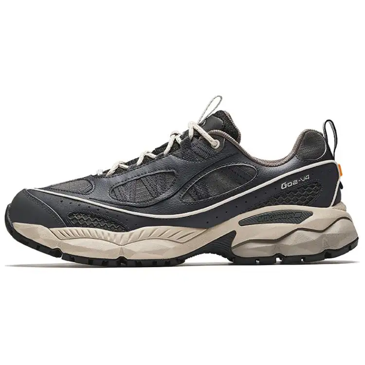 Anta Champion All Weather Collection Slip Resistant Abrasion Resistant Cushioning Low top Casual Shoes Men's Gray Black