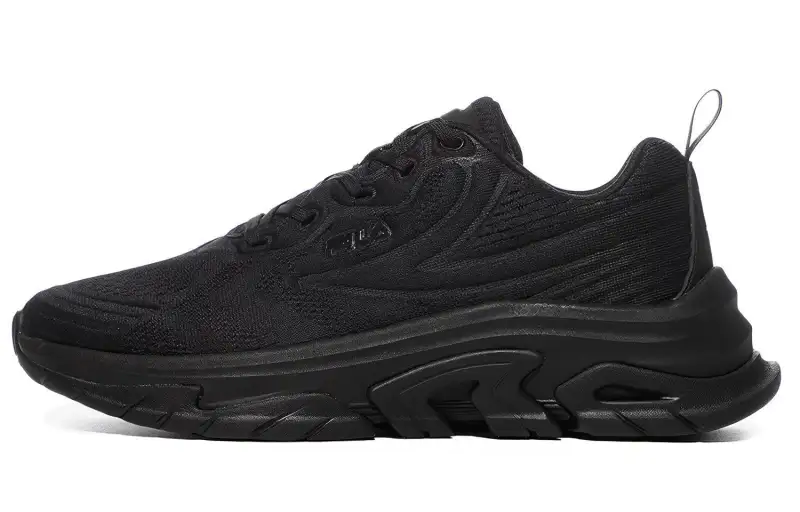 FILA Fabric Low top Casual Shoes Unisex Black