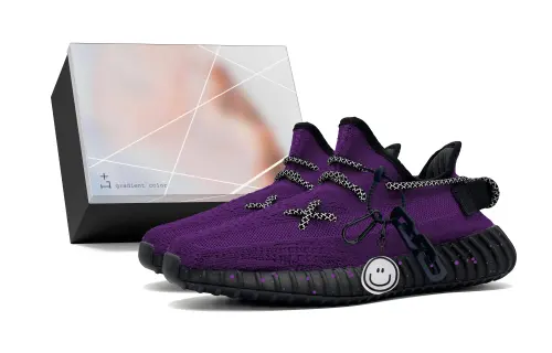 Adidas Originals Yeezy Boost 350 V2 Low top Casual Shoes Unisex Purple