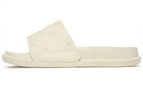 MLB Slipper casual anti-wear slippers, same style for men and women, white