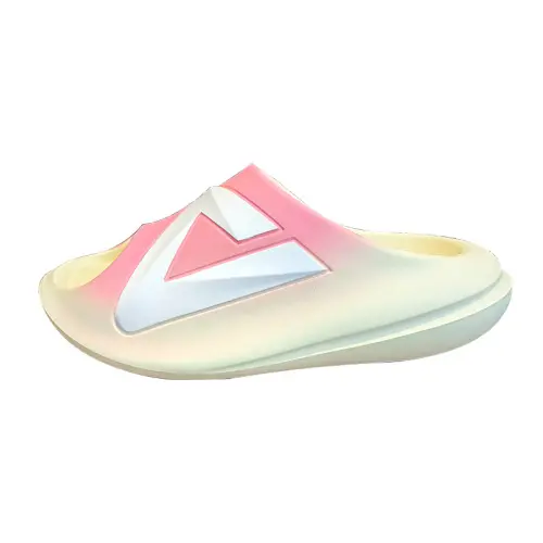 PEAK Taichi Chubby Slippers EVA Totem Slide Slippers Women's Pink Yellow