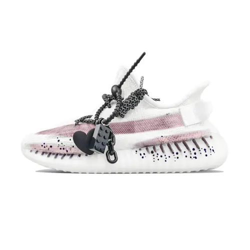 Adidas Originals Yeezy Boost 350 V2 BNK Twilight Dark Red Abrasion Resistant Abrasion Resistant Low top Casual Shoes